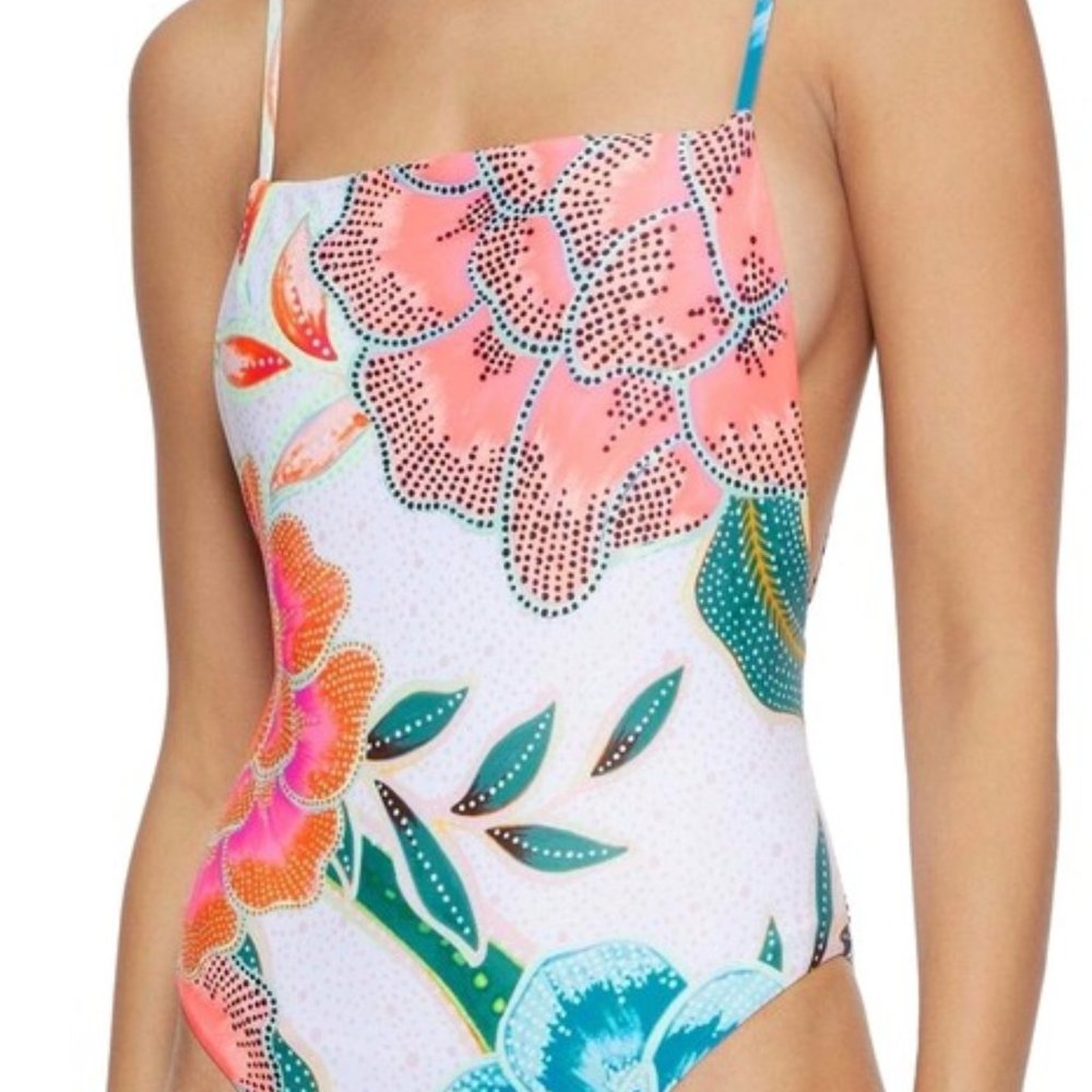 Mara Hoffman Arcadia Swimsuit - Coral Floral